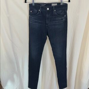 Ag Adriano Goldschmied Dark Blue Skinny Jeans
